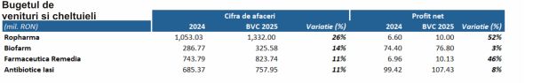 TradeVille: Sectorul farmaceutic - evoluţii financiare în creştere majoră